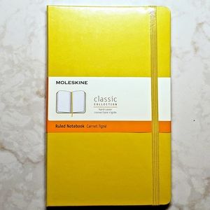 NEW: Moleskine Large Hardcover Ruled Notebook